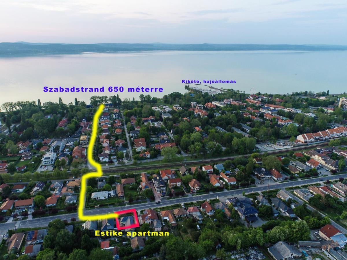 Appartement Estike à Balatonlelle Extérieur photo